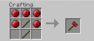 Рецепт крафта рубинового топора