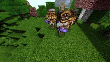 Представление новых сильных мобов в золотых доспехах