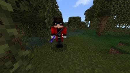 Адский разбойник в биоме болота