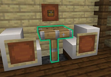 Стол в Майнкрафт