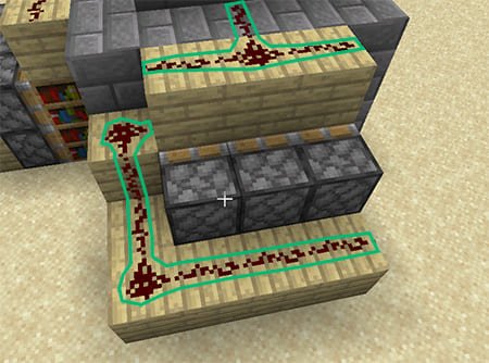 Постройка механизма для стола зачарований шаг 5