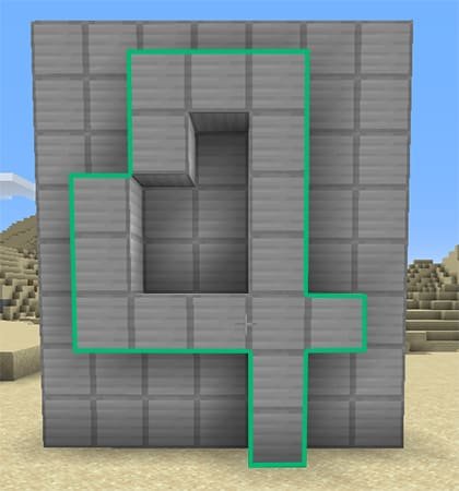 Пример надписи