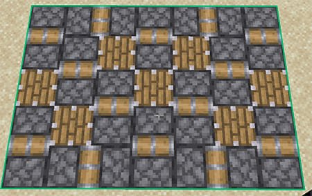 Пол из поршней