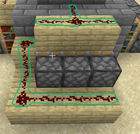 Постройка механизма для стола зачарований шаг 4