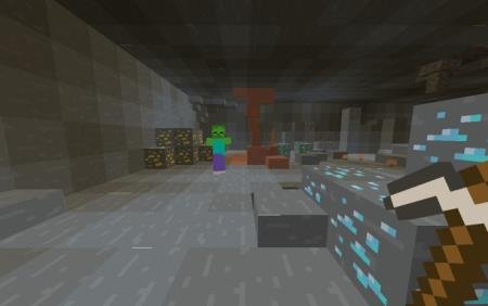 много руды и зомби