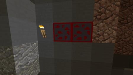 красная руда в пещере