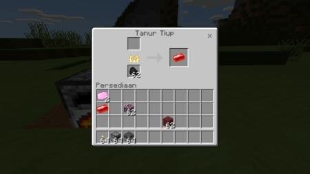 красная руда крафт в плавильной печи