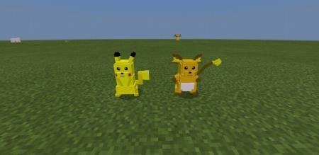 Представление двух уровней пикачу