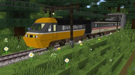 Скоростной поезд из Англии Интерсити 125 Класс