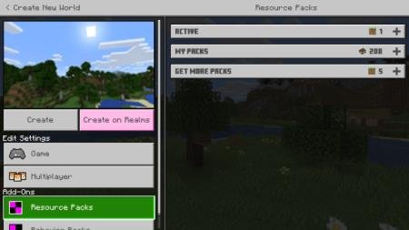 Настройка пакета текстур в главном меню игры