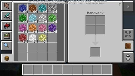 Представление различных видов и цветов светящихся камней