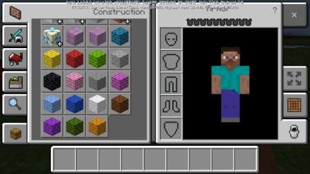 Представление множества видов и цветов кирпичных блоков