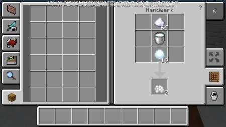 Крафт белых шариков мороженого