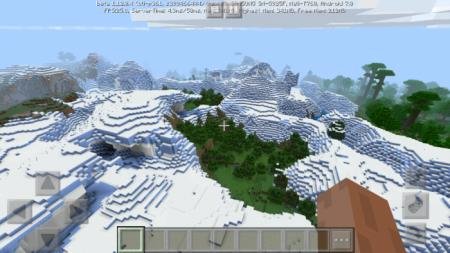 Представление ледяного горного биома