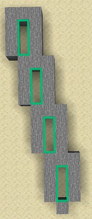 Схема для шахты в Майнкрафт