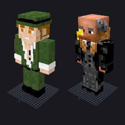 Новые мобы из вселенной DC - пингвин и загадочник