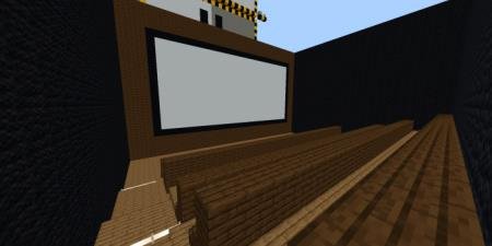 комната с экраном