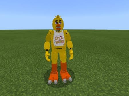 Аниматроник Чика, представленная в виде цыплёнка