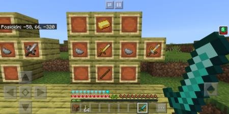 Улучшение золотого меча с помощью кольчуги