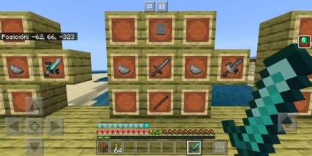 Улучшение каменного меча с помощью кольчуги