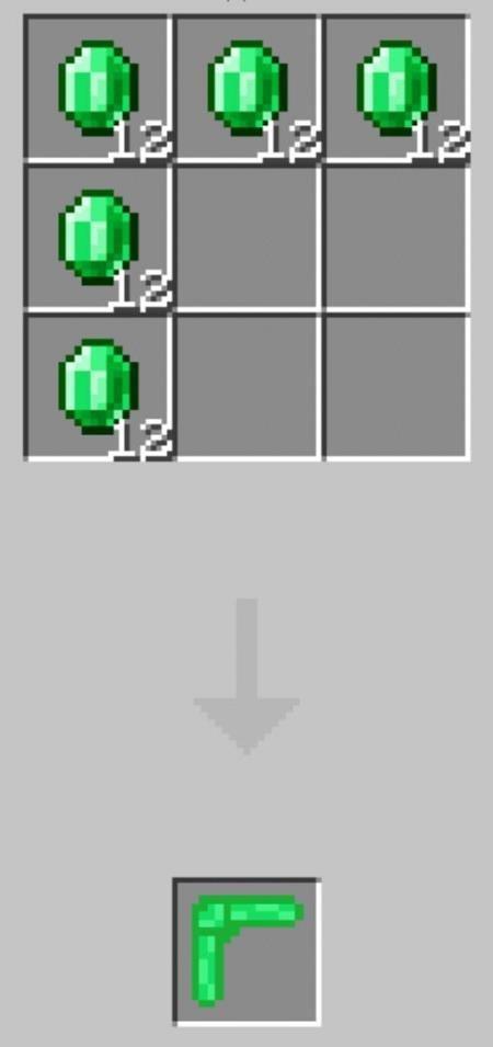 Крафт изумрудного бумеранга