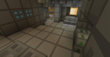 Приятный вид текстур в пещере Майнкрафт