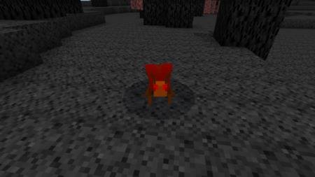 Представление красного базальтового таракана с красными глазами