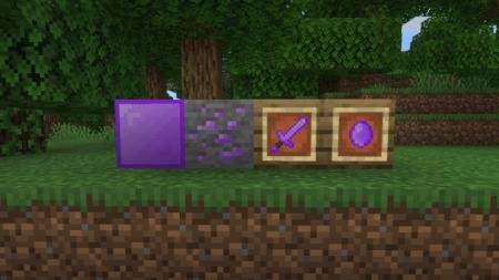 Представление зоранитовой руды и предметов, созданных из неё