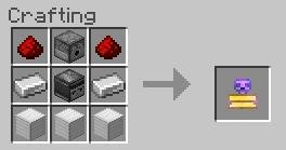 Рецепт крафта уничтожителя блоков на безопасном столе