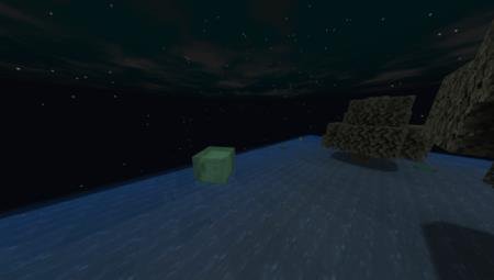 водоем на краю землю