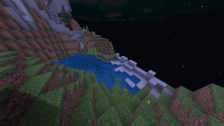 водоем на краю