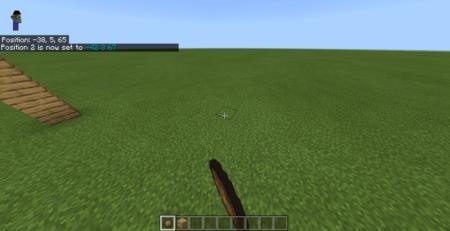 Игрок выбрал вторую позицию строительства с помощью заряда огня