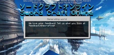 Дизайн главного меню Майнкрафт при генерации мира