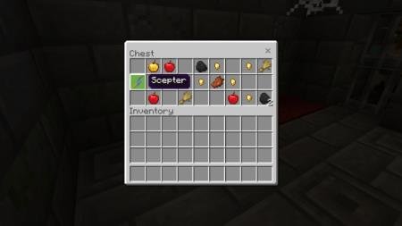 Скипетр, найденный в сундуке подводной крепости