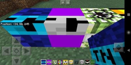 Представление блока TNT с мощностью взрыва х40