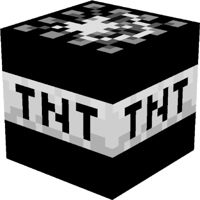 Представление блока TNT с мощностью взрыва х75