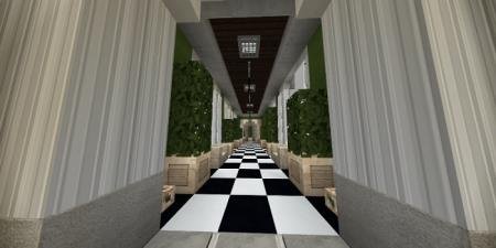 украшенный коридор