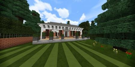 газон у дома