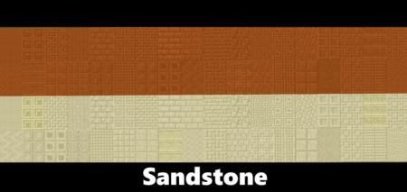 Песчаники, которые обработали в камнерезе