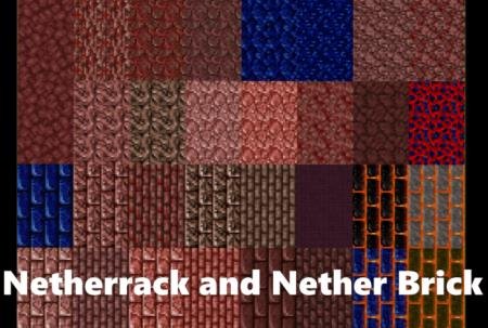 Камень Края и каменный кирпич Края с улучшенными текстурами после обработки