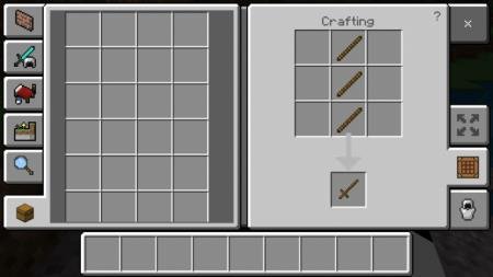 Крафт меча из палок