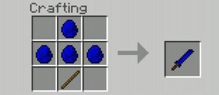 крафт сапфировой катаны