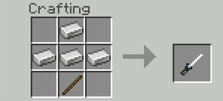 крафт железной катаны