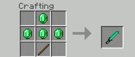 крафт изумрудной катаны