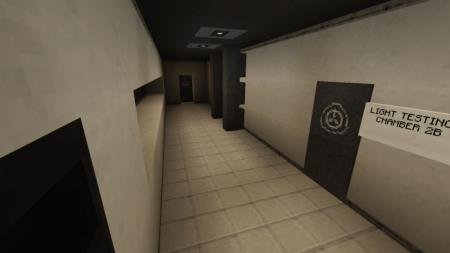 Комната тестирования освещения в фонде SCP
