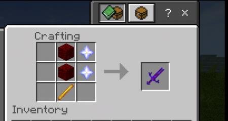 Рецепт крафта основы для меча Нижнего мира