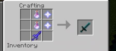 Рецепт крафта меча Пустоты