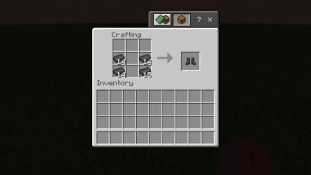 Рецепт крафта сапог из руды Нижнего мира