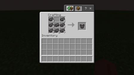 Рецепт крафта нагрудника из руды Нижнего мира