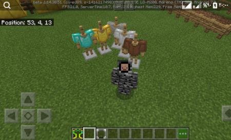 Игрок в странной камуфляжной броне